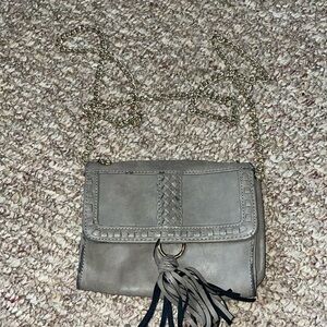 Mosiso faux non-leather Crossbody Bag with Tassel